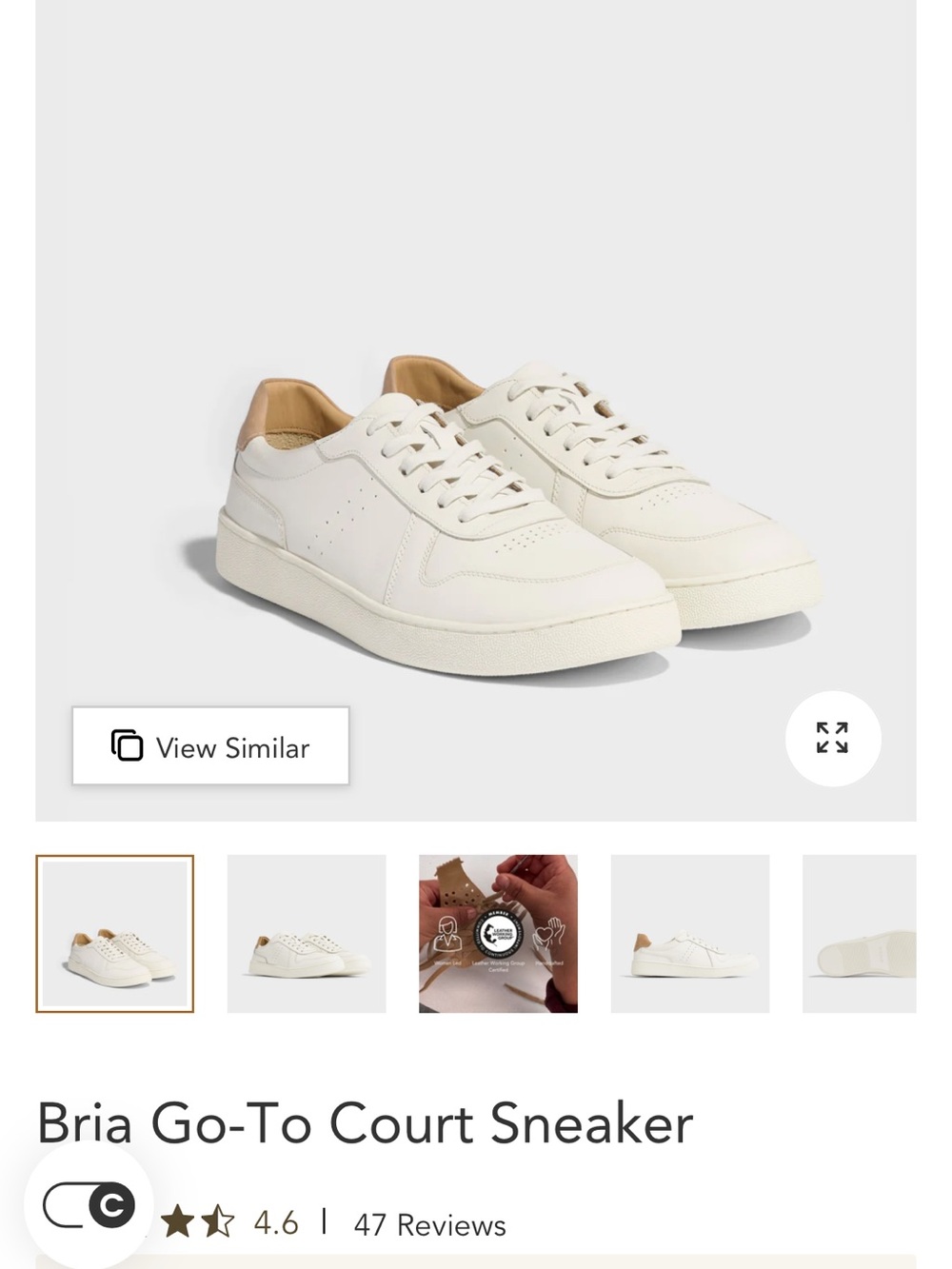 Nisolo Bria Go-To Court Sneakers